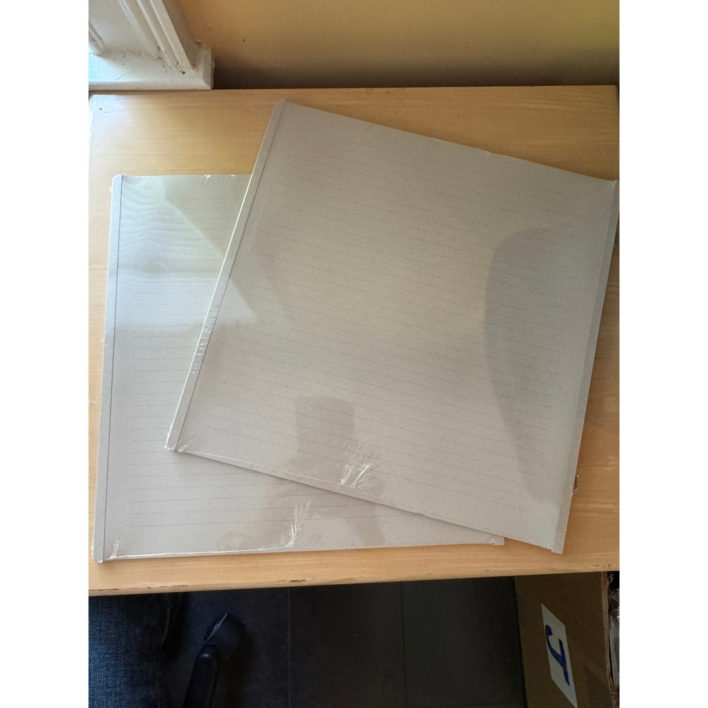 Lot of 2 Creative Memories 12x12 Natural Ruled Scrapbook Pages‎ Refill Original - Picture 3 of 4